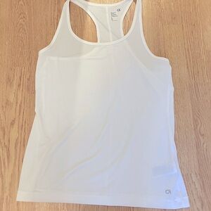 SOLD - GapFit Breathe White Performance Tank Top - Size Large